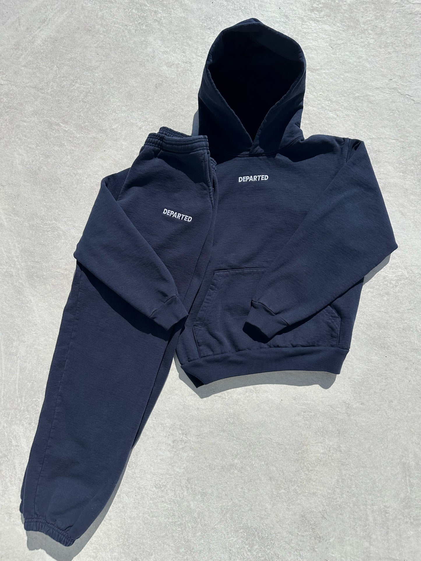 Departed Logo Hoodie | Navy